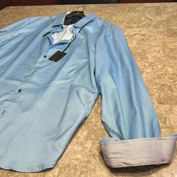 AKA, “also known as” men shirt,XXL, office,slim fit,two tone,classy, event ,NWT - Picture 7 of 14